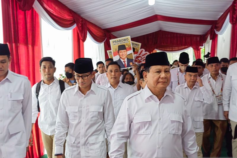 Ketum Partai Gerindra Prabowo Subianto. (ant)