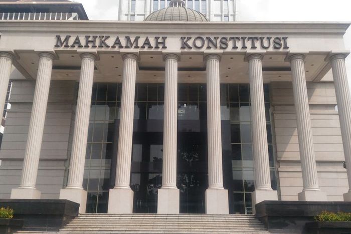Ilustrasi gedung Mahkamah Konstitusi (MK). 
